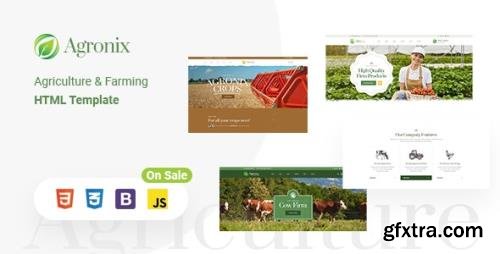 ThemeForest - Agronix v1.0 - Organic Farm Agriculture HTML5 Template - 35310855