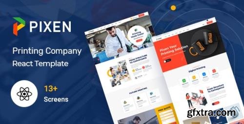 ThemeForest - Pixen v1.0 - Printing Services Company React Template - 35055407