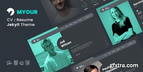 ThemeForest - Myour v1.0.0 - One Page Resume CV Jekyll Theme - 35985283