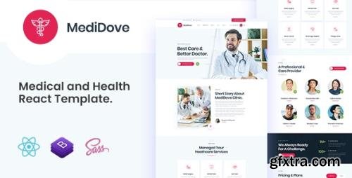 ThemeForest - MediDove v1.0.0 - Medical and Health React Template - 36190596