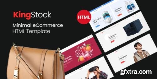 ThemeForest - Kingstock v1.0 - Clean Minimal eCommerce HTML5 Template - 32934601