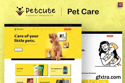 ThemeForest - Pet Cute v1.0.0 - Pet Care Veterinary Elementor Template Kit - 36226309