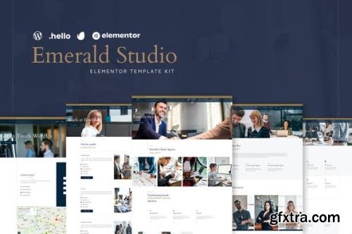 ThemeForest - Emerald Studio v1.0.0 - Digital Agency Elementor Template Kit - 36399472