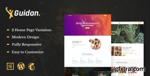 ThemeForest - Guidan v1.0 - NonProfit Charity WordPress Theme (Update: 22 February 22) - 26921349