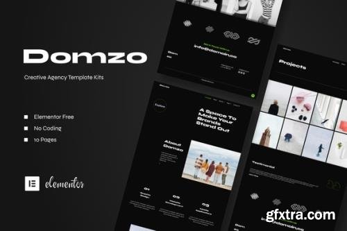 ThemeForest - Domzo v3.5.5 - Creative Agency Elementor Template Kit - 36179294