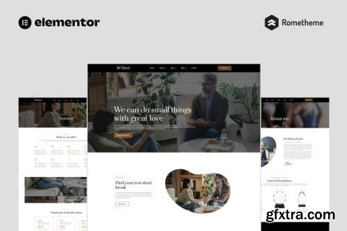 ThemeForest - D'Mind v1.0.0 - Psychology & Counseling Elementor Pro Full Site Template Kit - 36230303