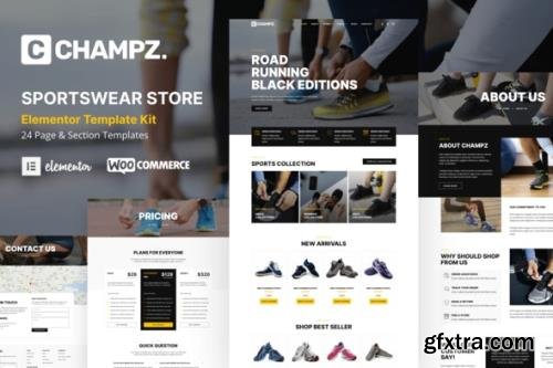 ThemeForest - Champz v1.0.0 - Sneakers & Sports Apparel Online Store Template Kit - 36224251