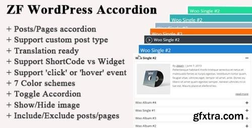 CodeCanyon - ZF WordPress Accordion v1.0.0 - 35693779