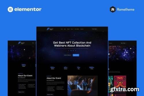 ThemeForest - Fortynes v1.0.0 - NFTs Conference Elementor Pro Full Site Template - 36145726