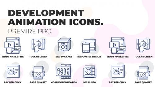 Videohive - Development & Seo - Animation Icons (MOGRT) - 36441000 - 36441000