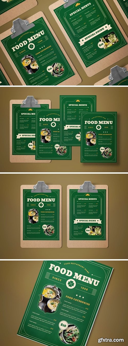 St Patrick Food Menu