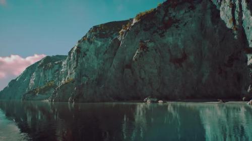 Videohive - Landscape of Cape Cliff in Cold Sunny Day - 36456928 - 36456928