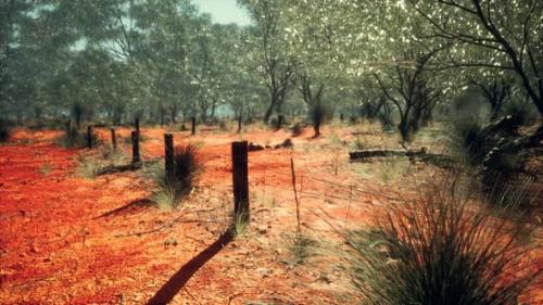 Videohive - Old Rusted Small Farm Fence - 36456978 - 36456978