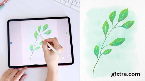 Learn to Paint Digital Watercolors in Adobe Fresco