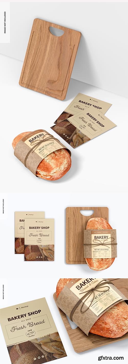 Bakery stationery mockup