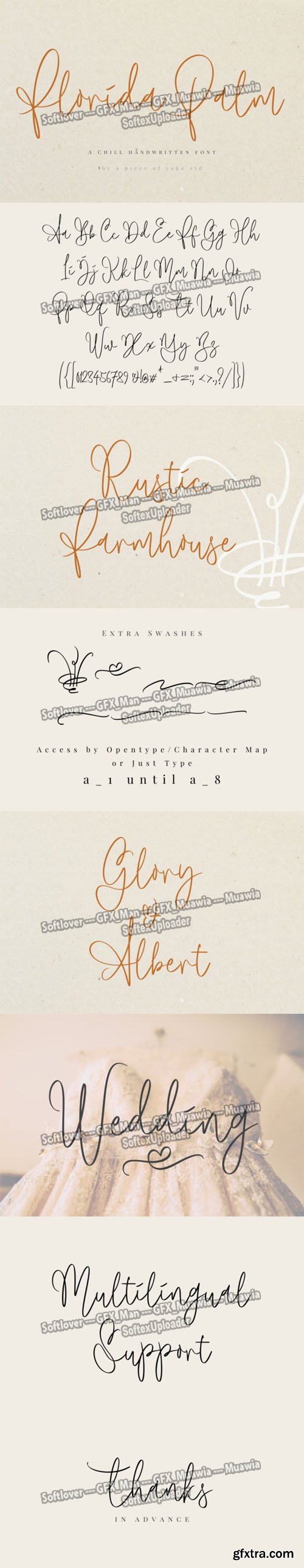 Florida Palm - Thin Handwritten Font