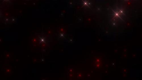 Videohive - Flying Through Red Flashing Stars Loop Background - 36426719 - 36426719