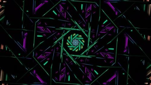 Videohive - Flowing Multicolored Kaleidoscope Endless Animation - 36431261 - 36431261