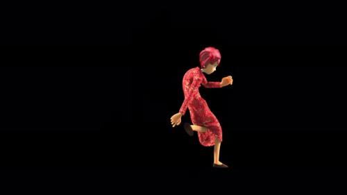 Videohive - 17 Chinese Girl Dancing 4K - 36436896 - 36436896