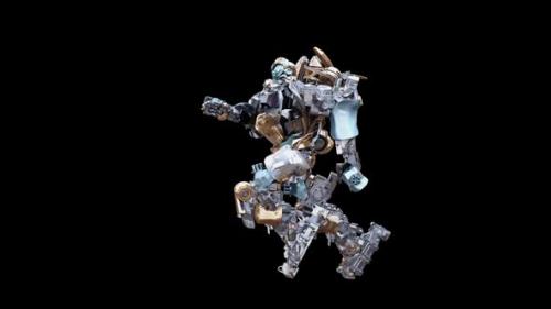 Videohive - 101 Robot Running HD - 36437409 - 36437409