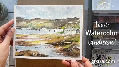 Watercolor Landscape Painting : How To Paint Using A Reference Photo