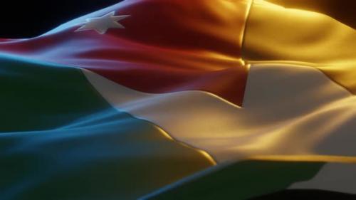 Videohive - Jordan - Stylized Flag - 36406676 - 36406676