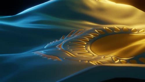 Videohive - Kazakhstan - Stylized Flag - 36406677 - 36406677