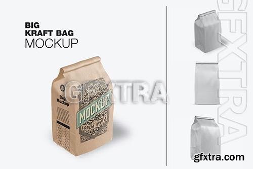 Big Kraft Bag Mockup KZGLTNQ