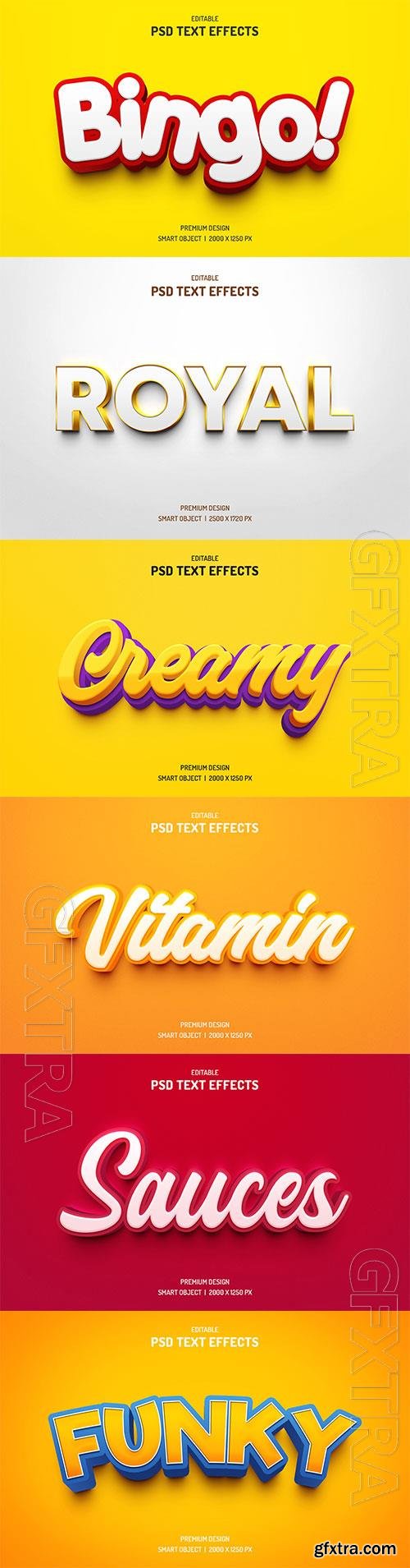 Psd text effect set vol 276