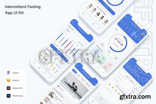 Intermittent Fasting App UI Kit 3E2BDW2