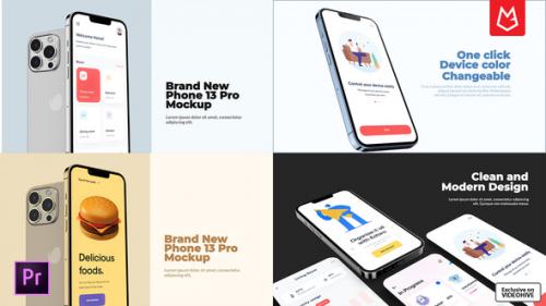 Videohive - App Presentation | Phone 13 Pro Mockup | Premiere Pro - 36470663 - 36470663