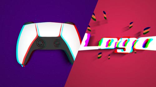 Videohive - Fast Game Glitch Logo - 36476798 - 36476798