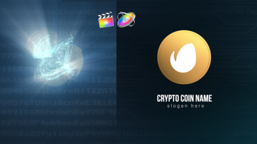 Videohive - Crypto Coin Logo Reveal - 36478097 - 36478097