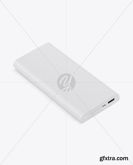 Matte Power Bank Mockup - Front View 51489