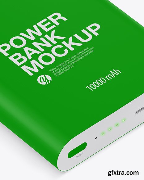 Matte Power Bank Mockup - Front View 51489