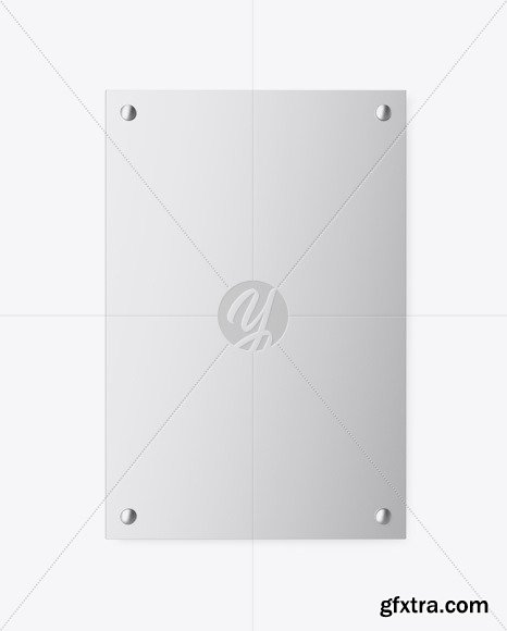 Metallic Nameplate Mockup 51531