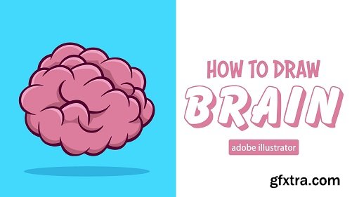 Brain Drawing in Adobe Illustrator for Beginners - step by step