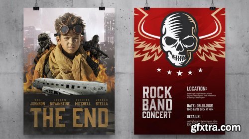 Design  Pixel-Perfect Posters &amp; Mockups in  Photoshop