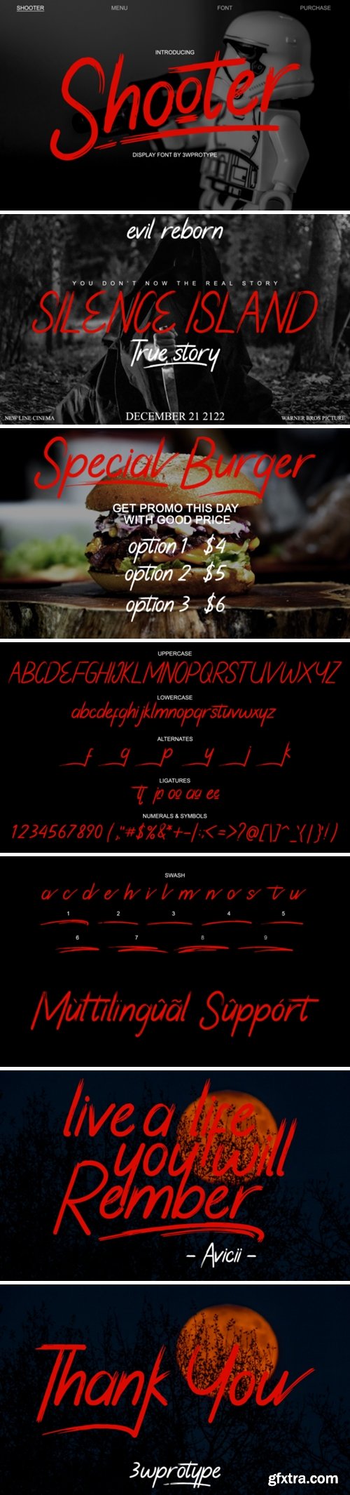 Shooter Font