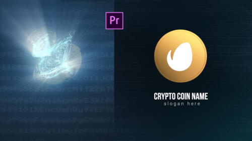 Videohive - Crypto Coin Logo Reveal - 36519164 - 36519164