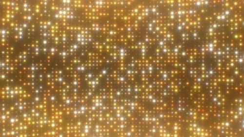 Videohive - Shiny Gold Particles of Beautiful Flashing Glittering Lights Glowing - 4K - 36513565 - 36513565