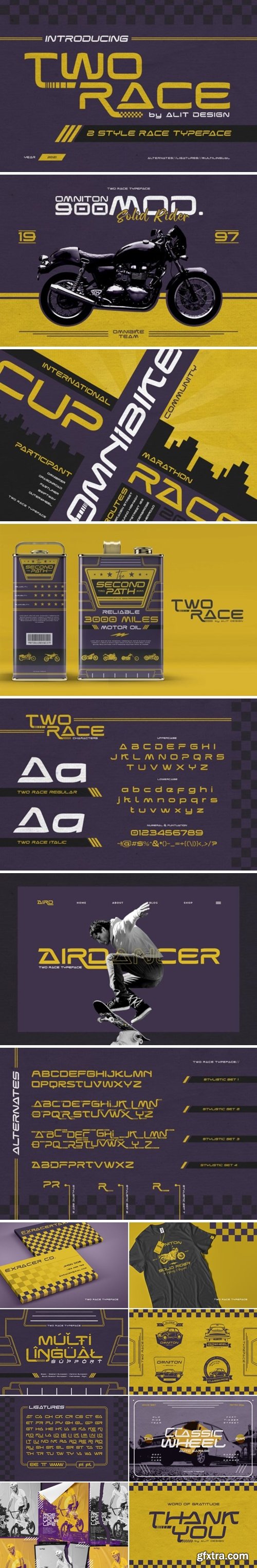 Two Race Font