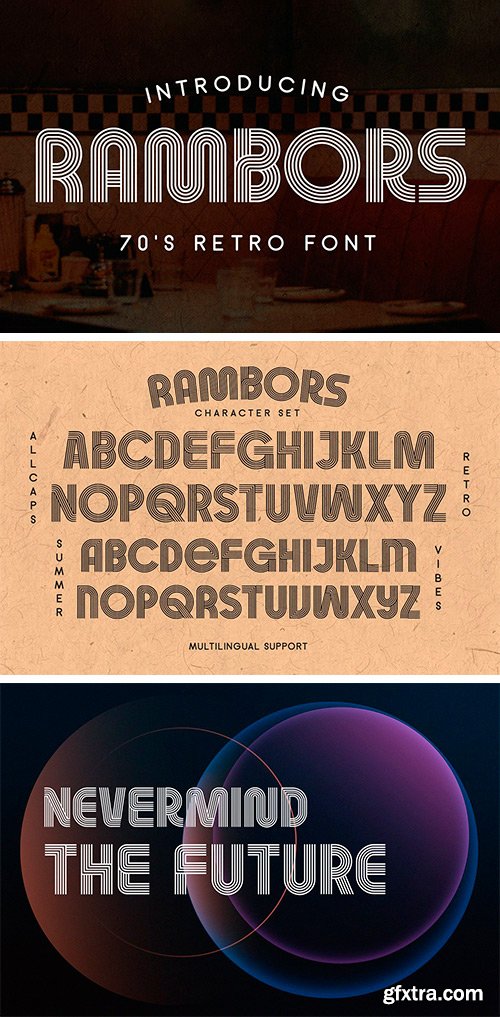 Rambors - Retro Font