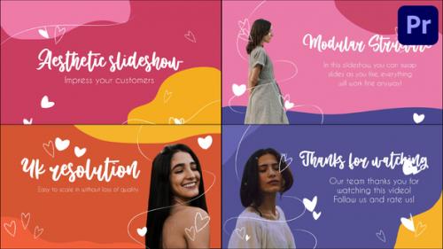 Videohive - Aesthetic Colorful Slideshow | Premiere Pro MOGRT - 36543565 - 36543565