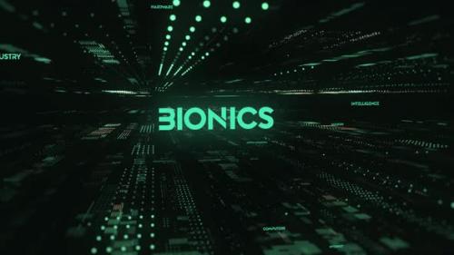 Videohive - Sci Fi Digital Data Word Bionics - 36535836 - 36535836