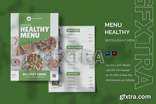 Healthy - Restaurant Menu H7K4MGW