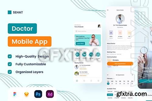 Doctor Mobile App - UI Design XUVWW9T