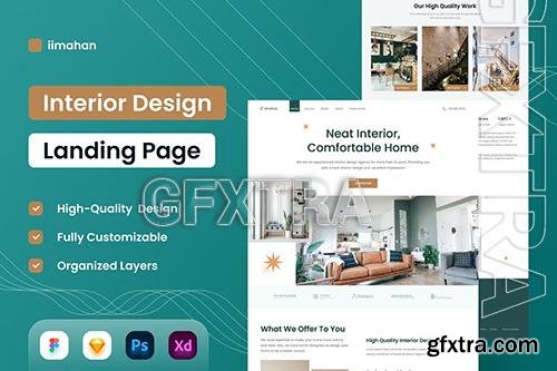 Interior Design Landing Page - UI Design Y2CLQ55