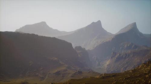 Videohive - Landscape of the Dolomites Mountain Range Covered in the Fog - 36554068 - 36554068