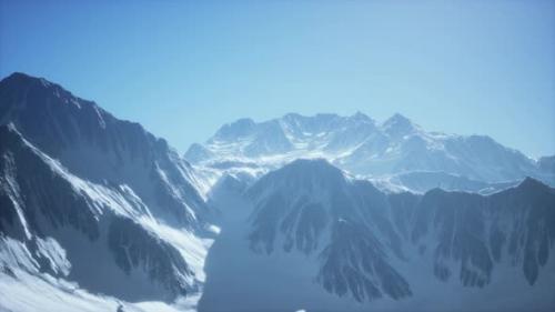 Videohive - High Mountains Under Snow in the Winter - 36554170 - 36554170